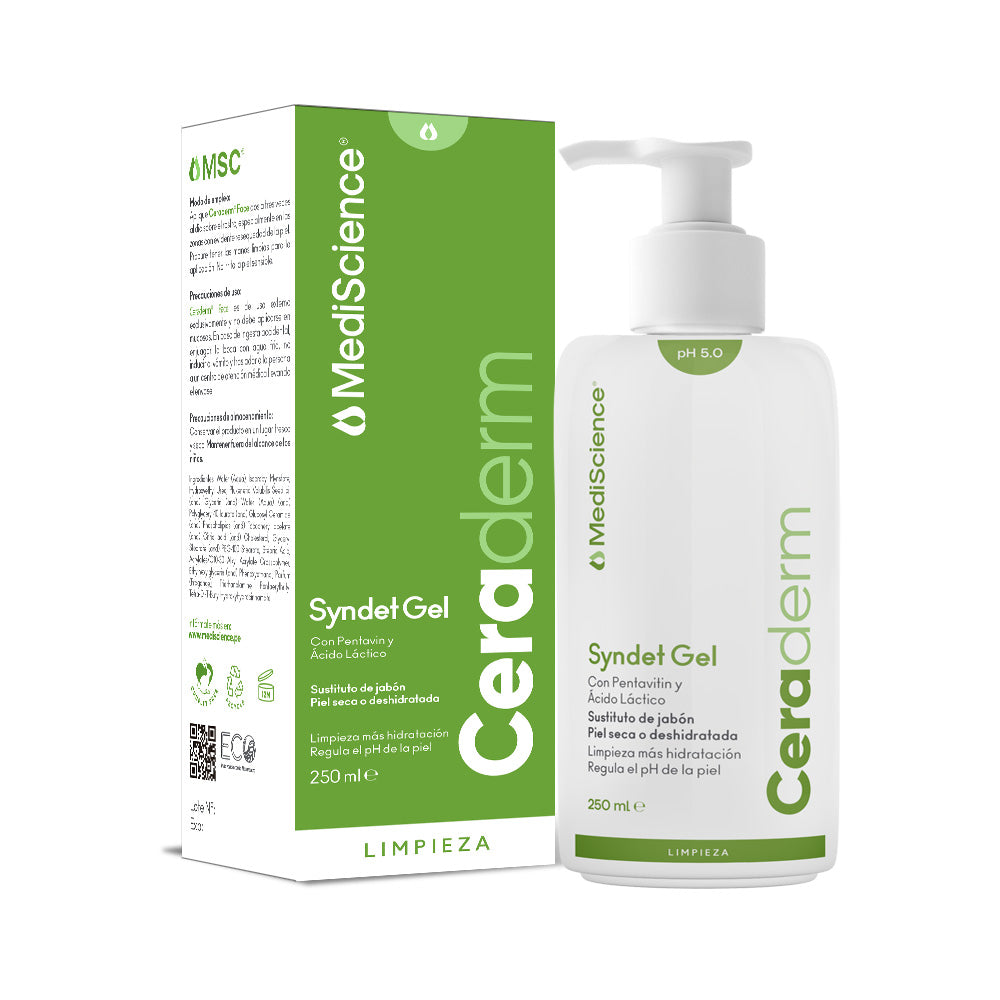 Ceraderm Syndet Gel x 250ml - Adultos