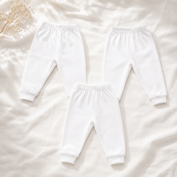 3 PACK Pantalon Blanco