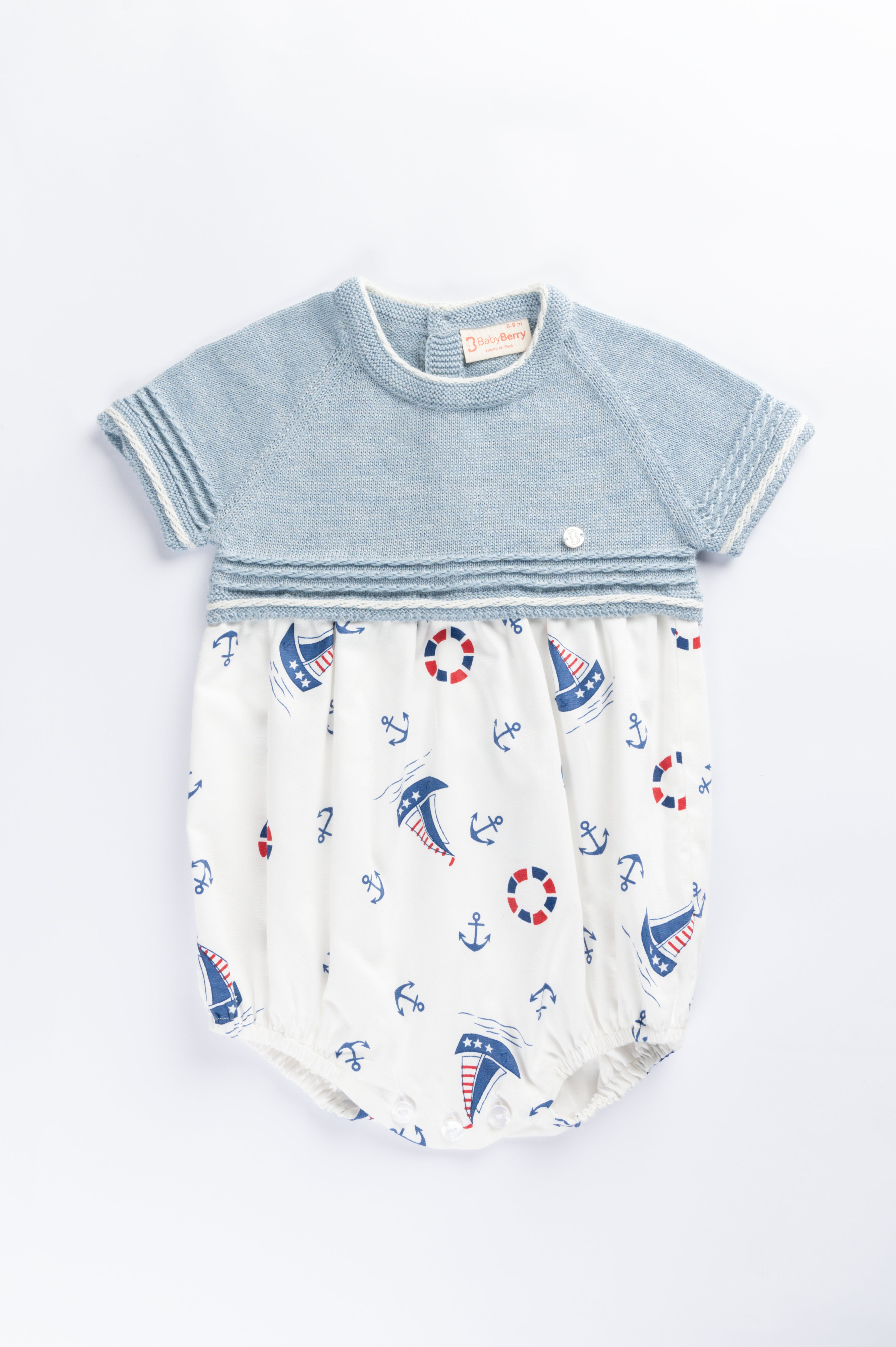 Romper Velerito Celeste