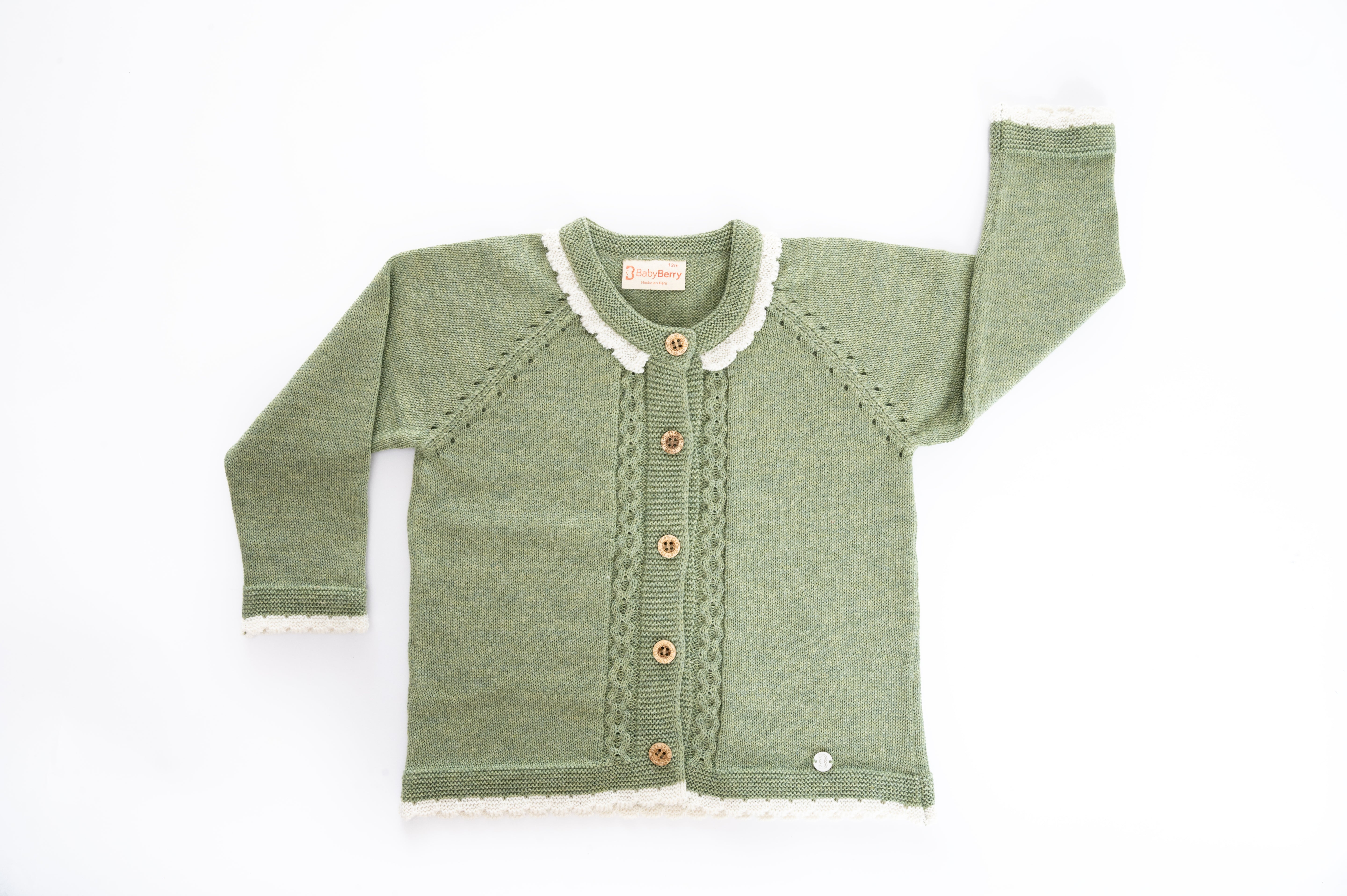 Cardigan Ane Verde Manzana