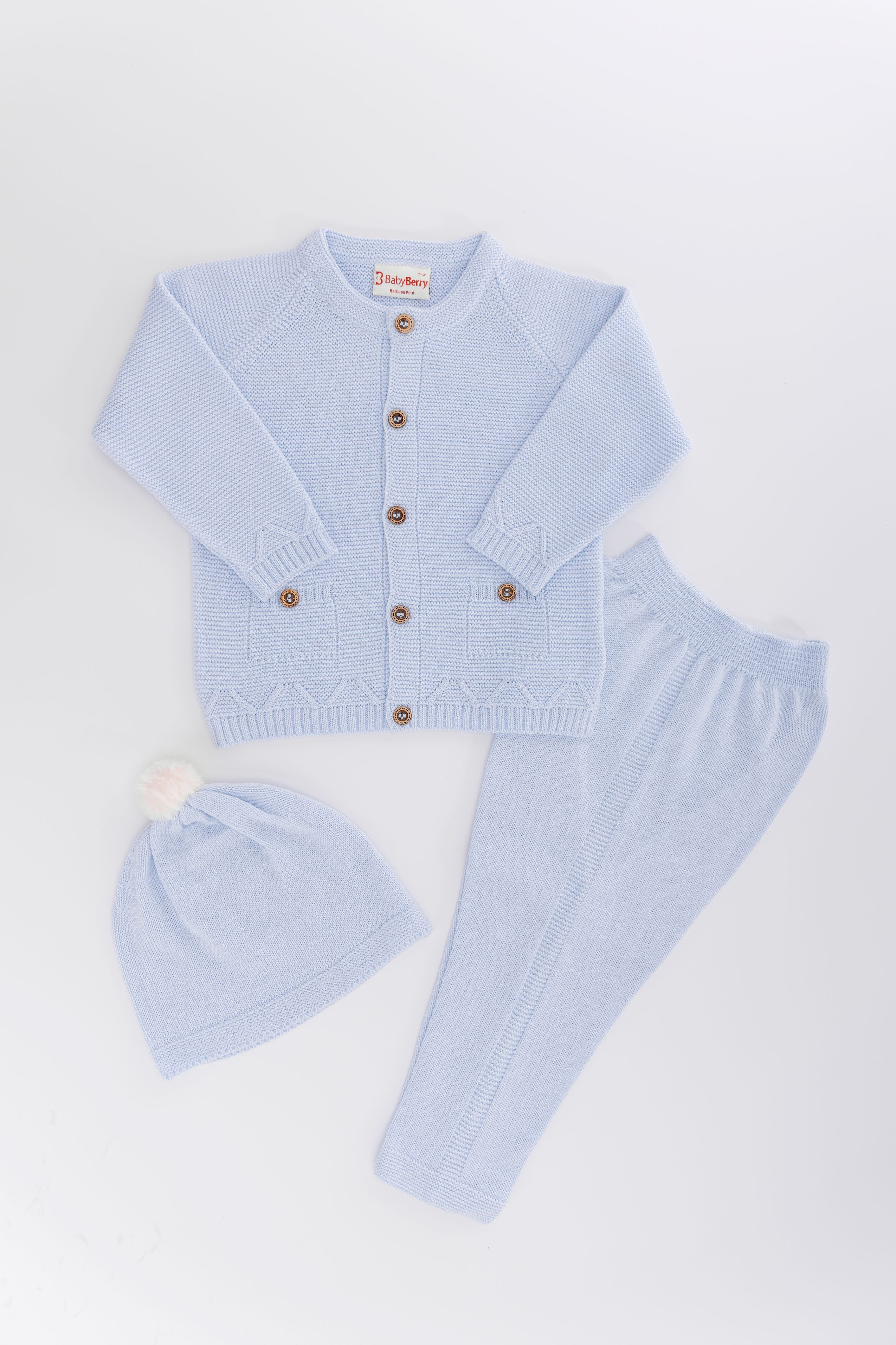 Set Teddy Celeste Bebé