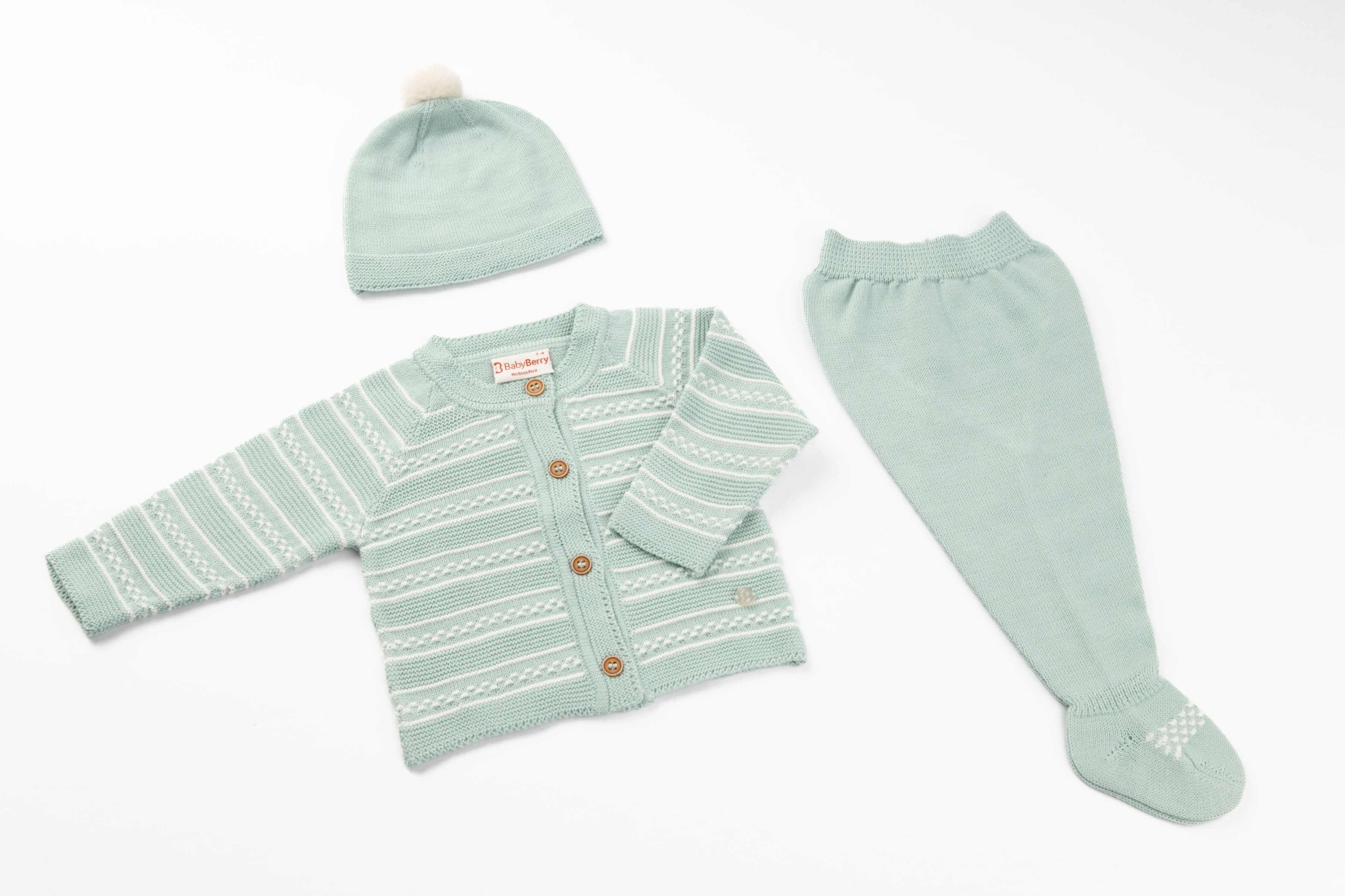 Set Listado Verde Jade