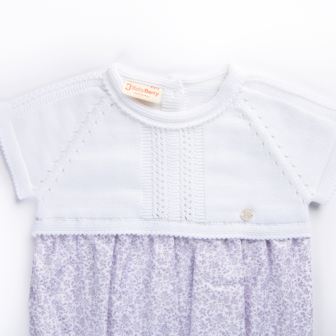 Romper Violeta Blanco