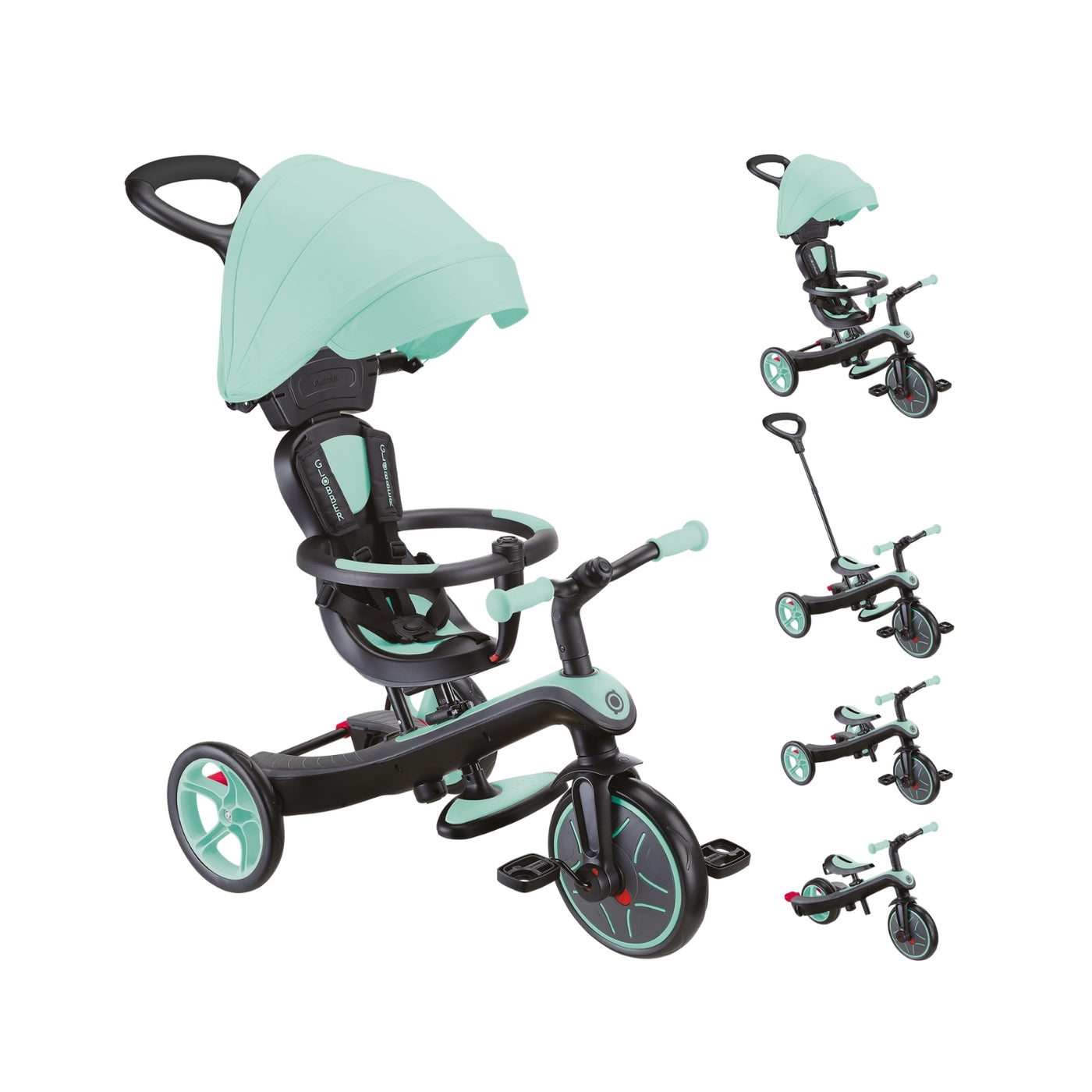 Triciclo 4 en 1 Explorer Trike Menta