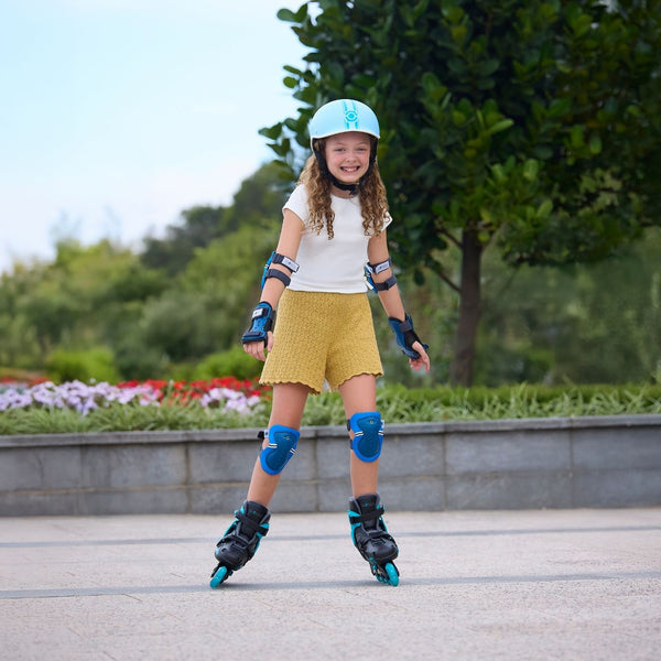 Patines Go Skates T30 - 33 - Celeste Negro