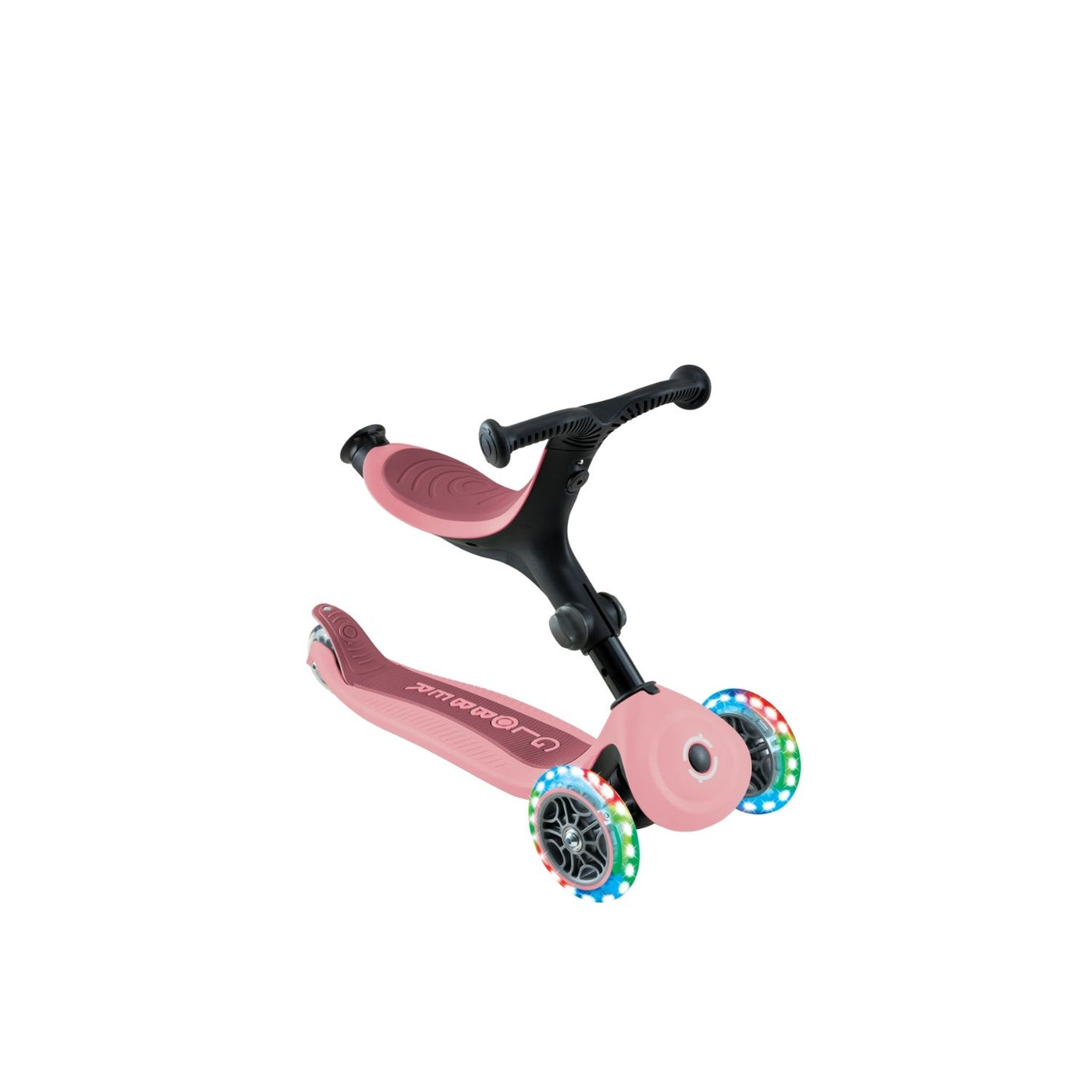 Scooter Go Up Active LED 360 Rosado Pastel