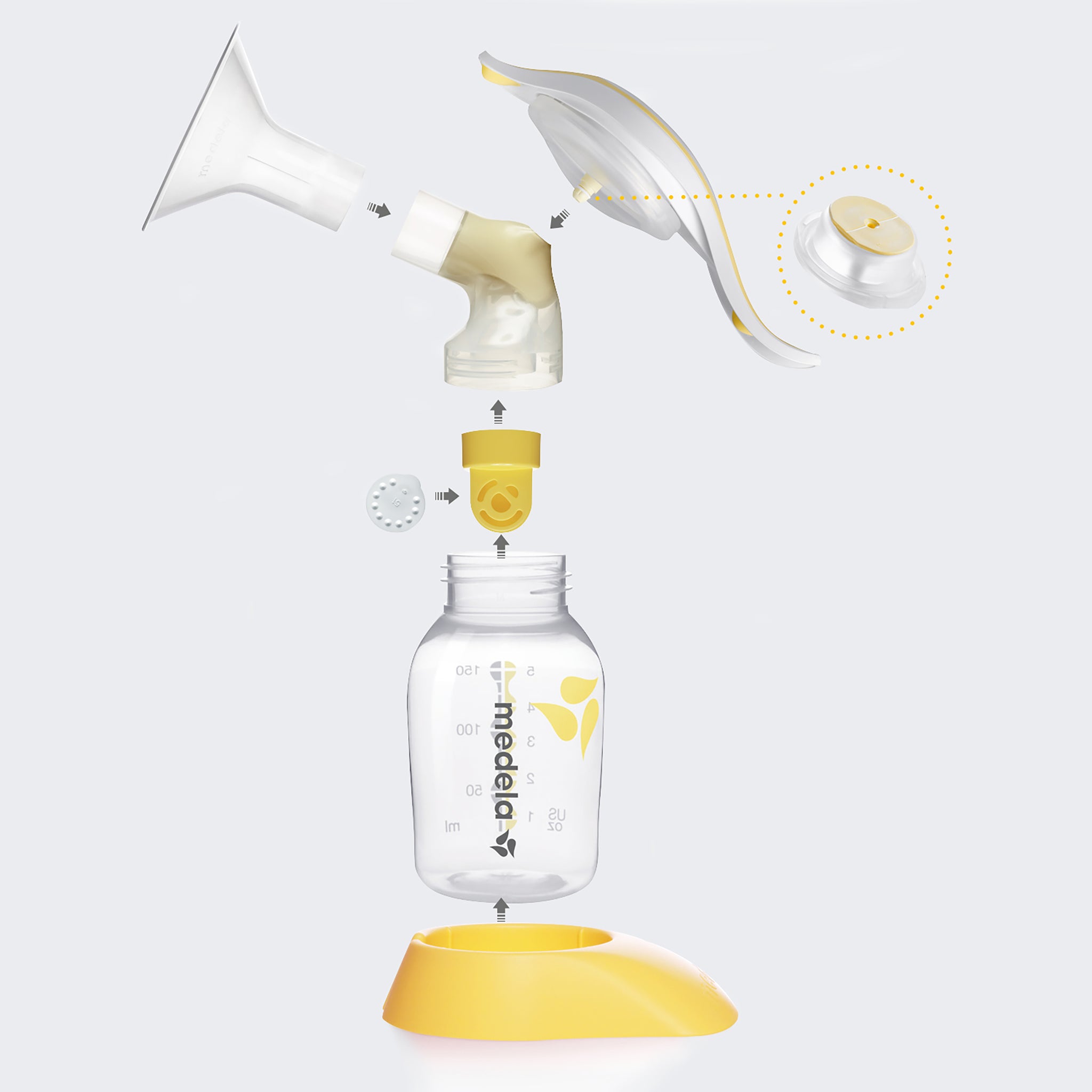 Medela Extractor de Leche Manual Harmony