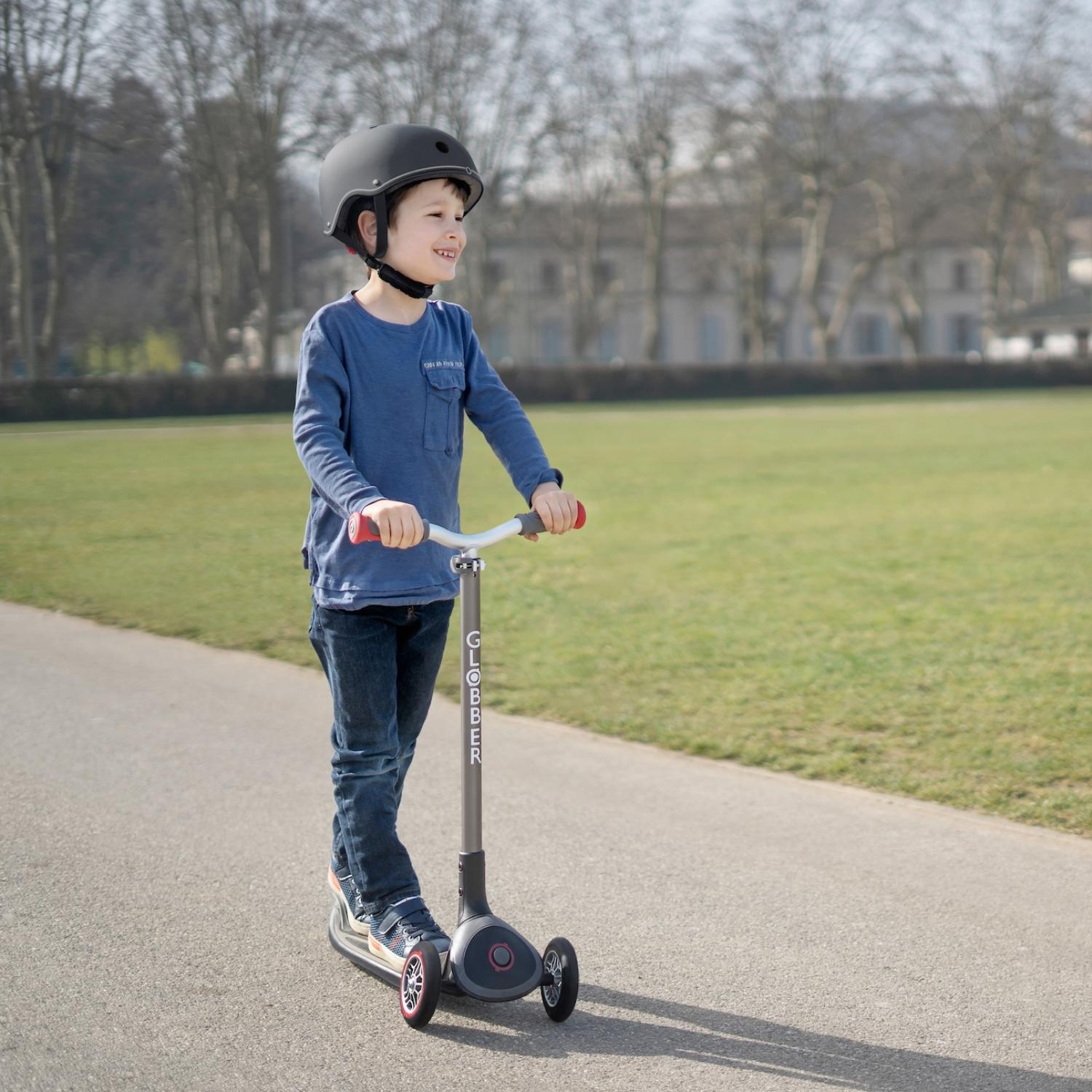 Scooter Master Gris con Rojo
