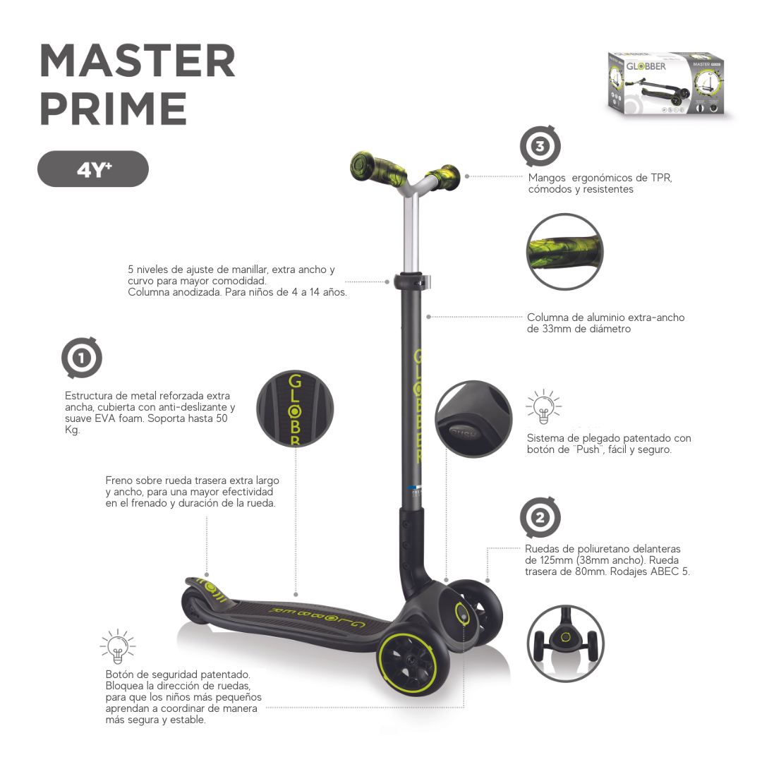 Scooter Master Prime Rojo