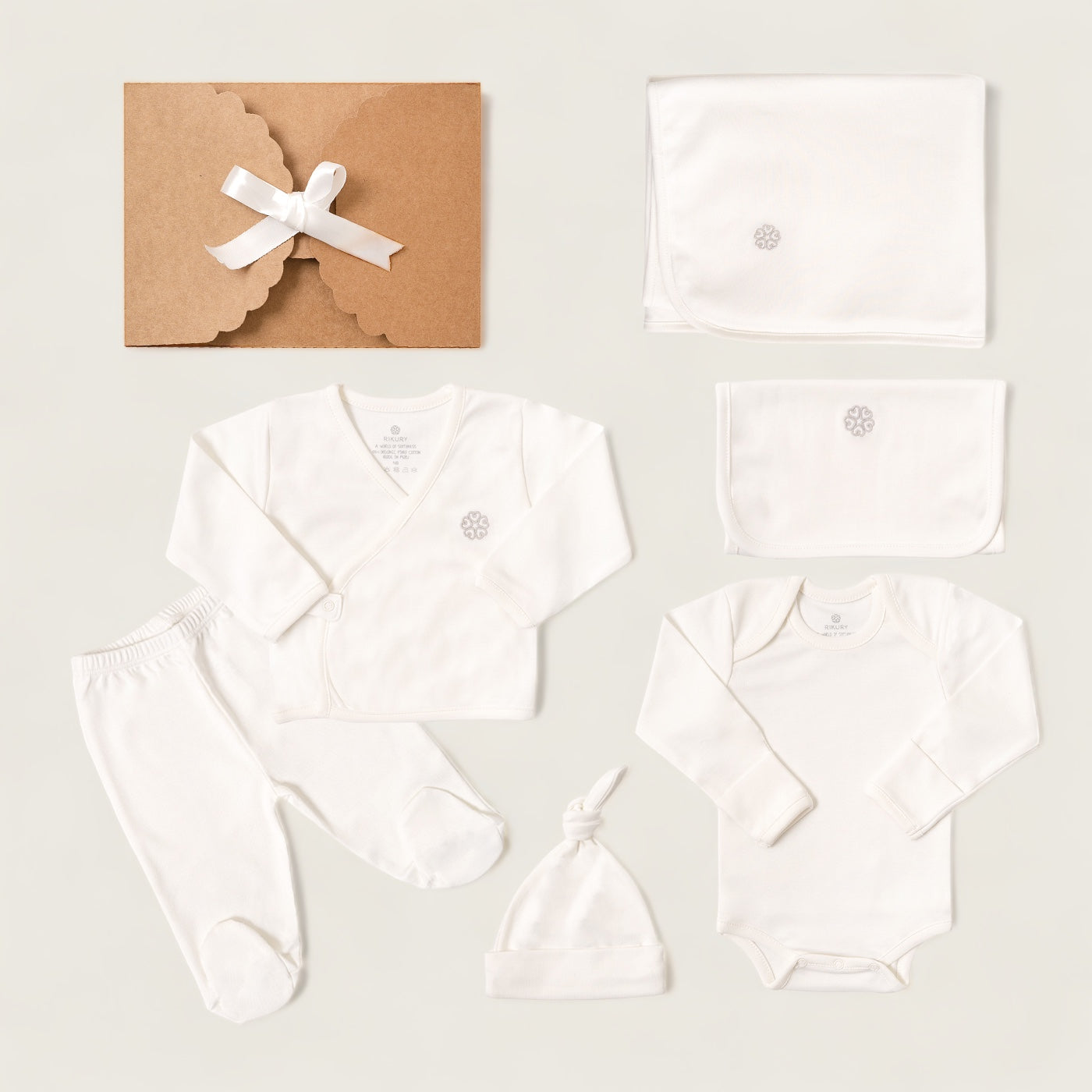 Ajuar Orgánico Ecowhite  (6 piezas)