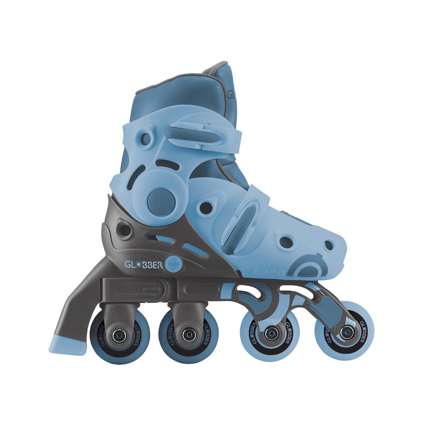 Patines de Aprendizaje 2 en 1 - Azul Acero