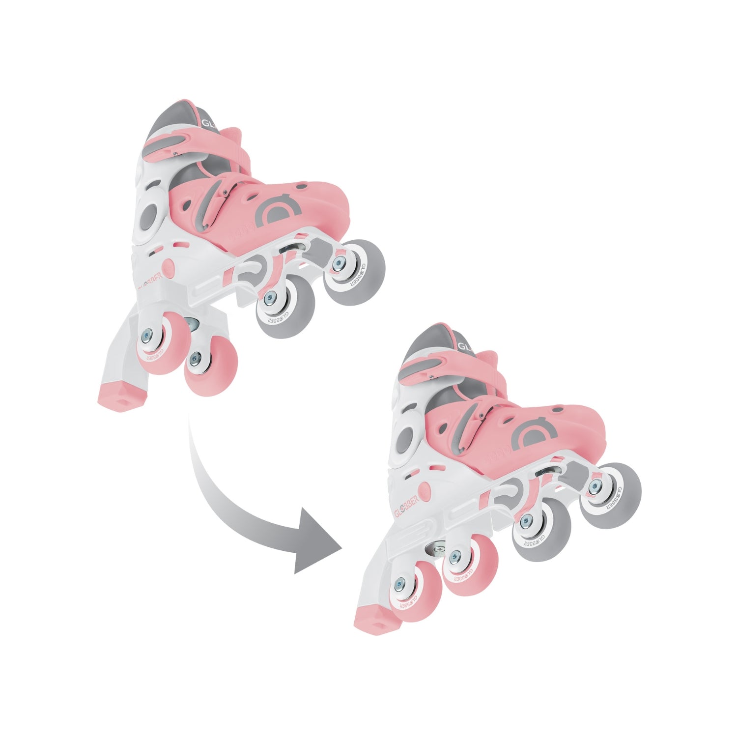 Patines de Aprendizaje 2 en 1 - Rosado