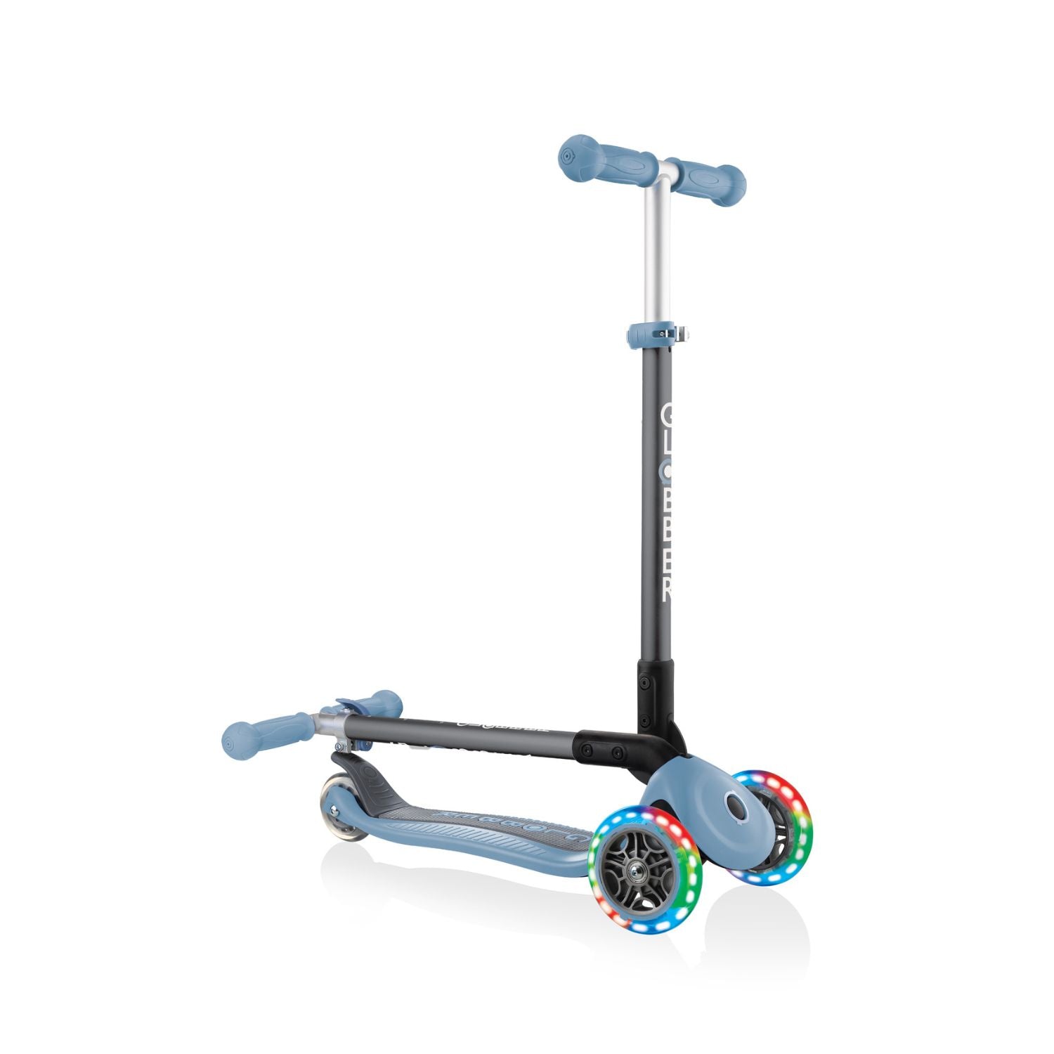 Scooter Primo Plegable Led Acero