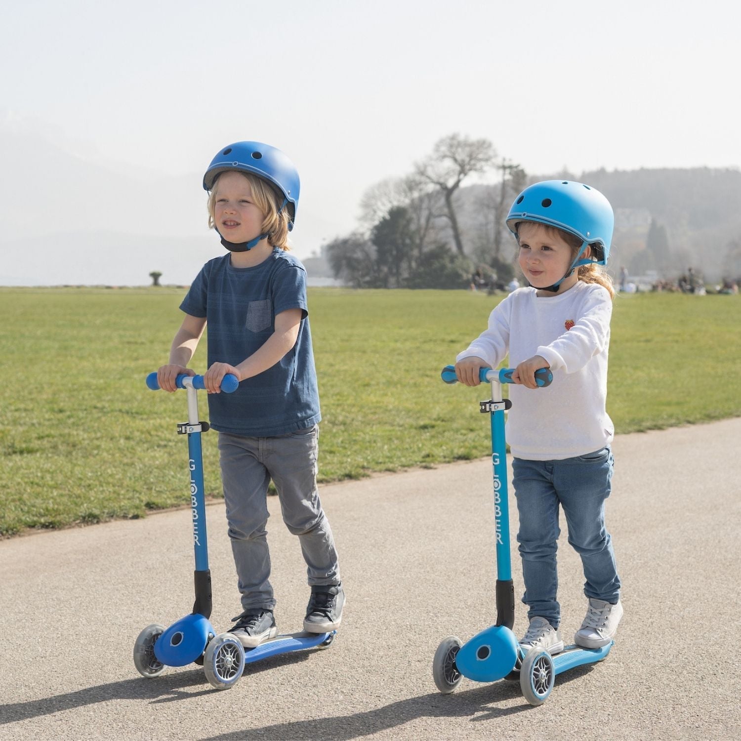 Scooter Primo Plegable Led Acero