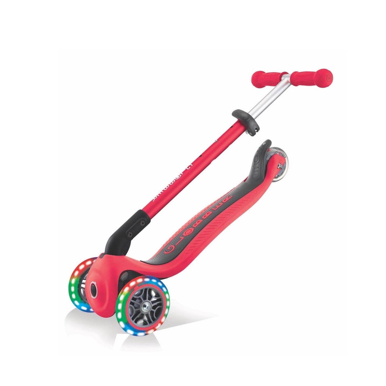Scooter Primo Plegable Led Rojo
