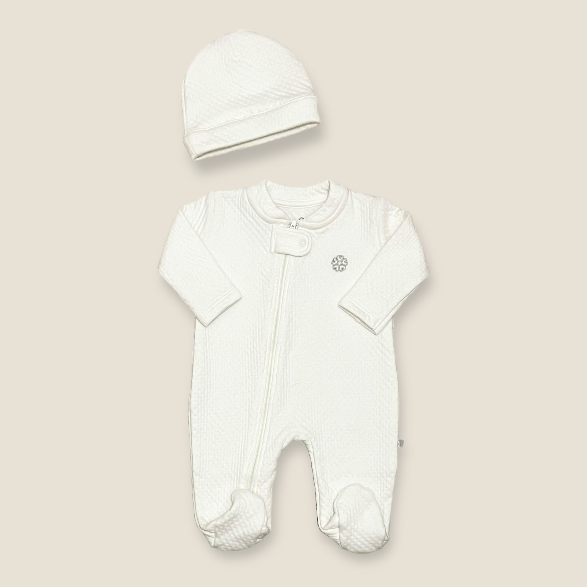 Gorro Jacquard Crema