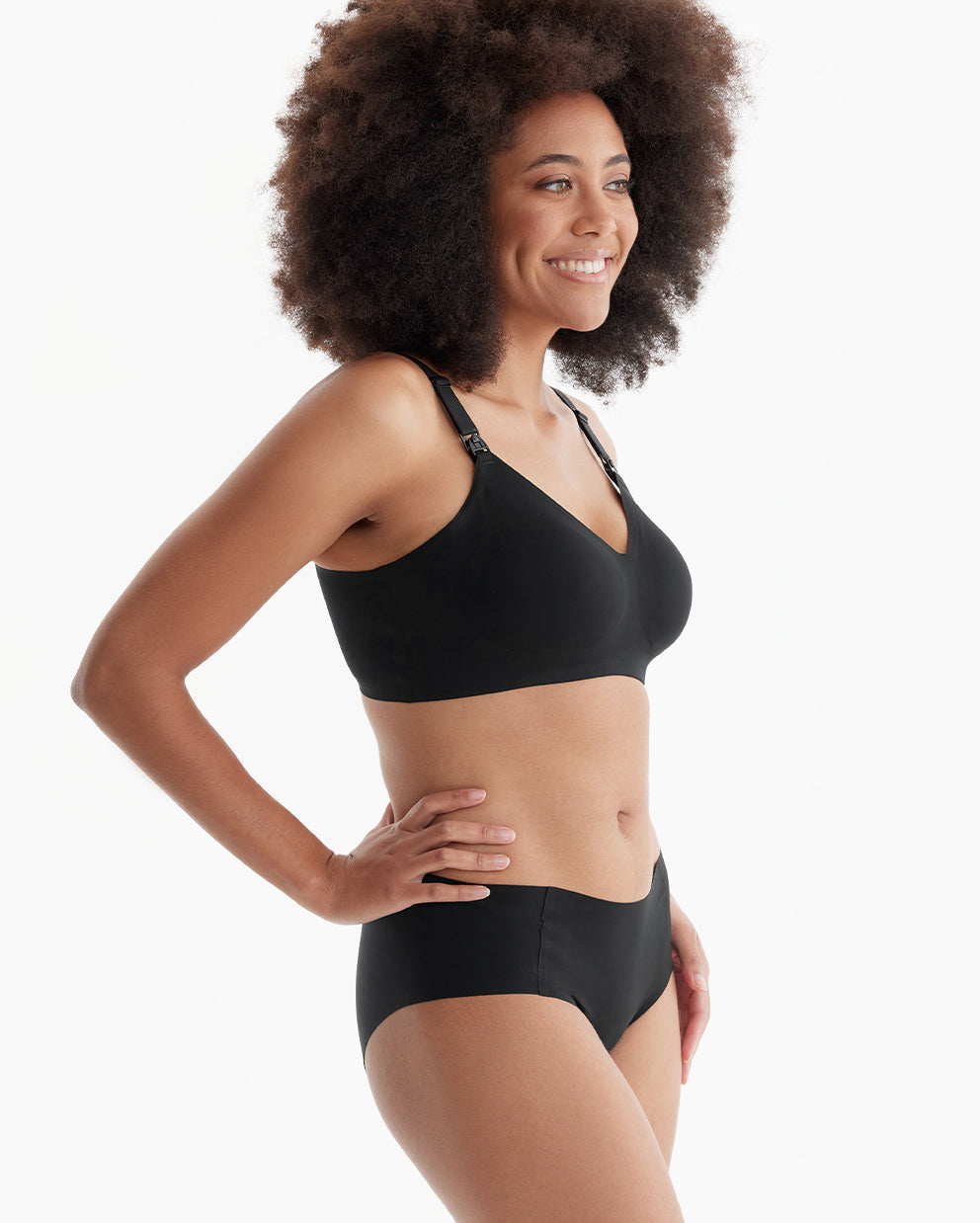 Brasier de Lactancia Ultra Suave Black M