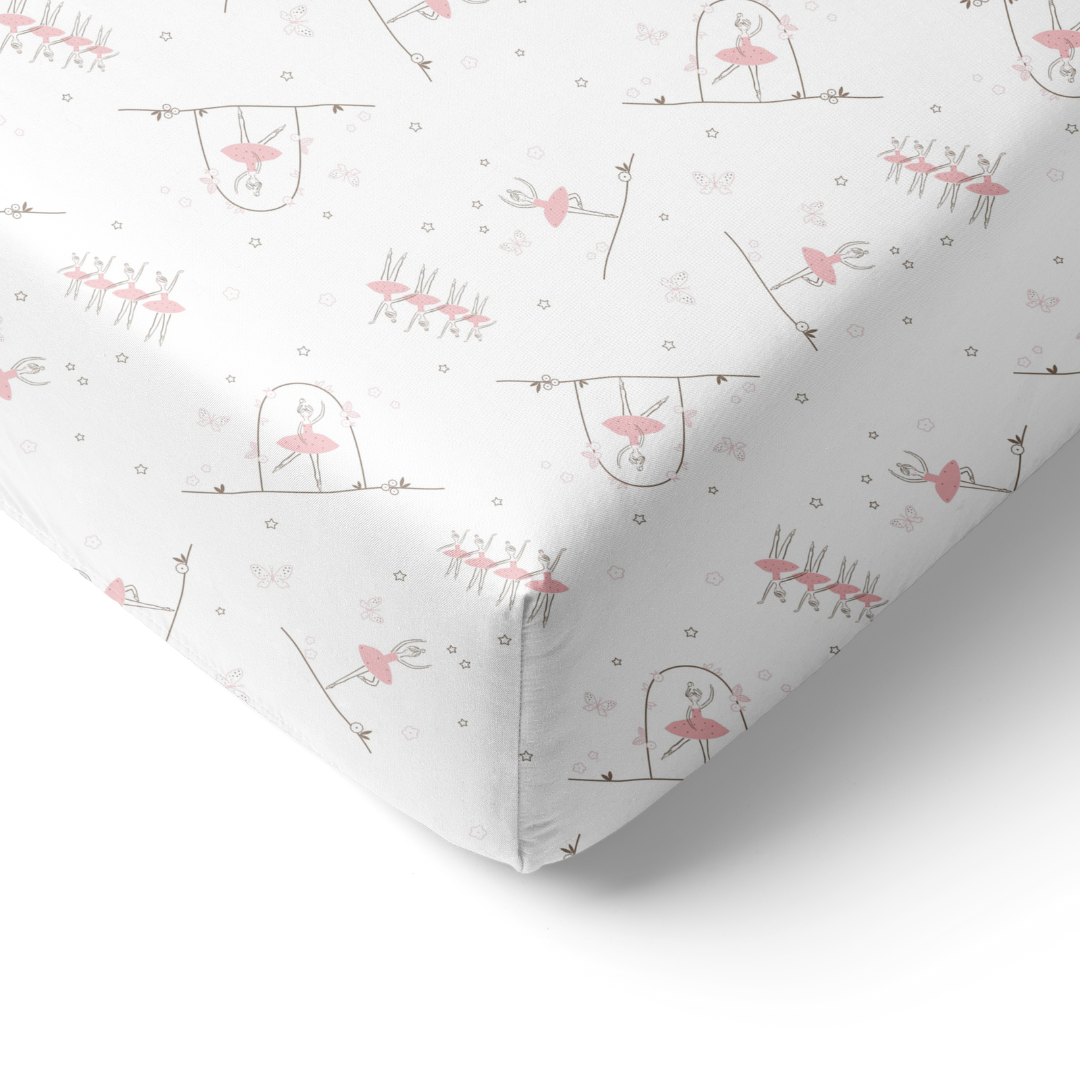 Sábana Bajera Estampada Cuna Bailarina