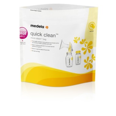 Bolsas de esterilización para microondas  5 unidades - Medela Quick Clean