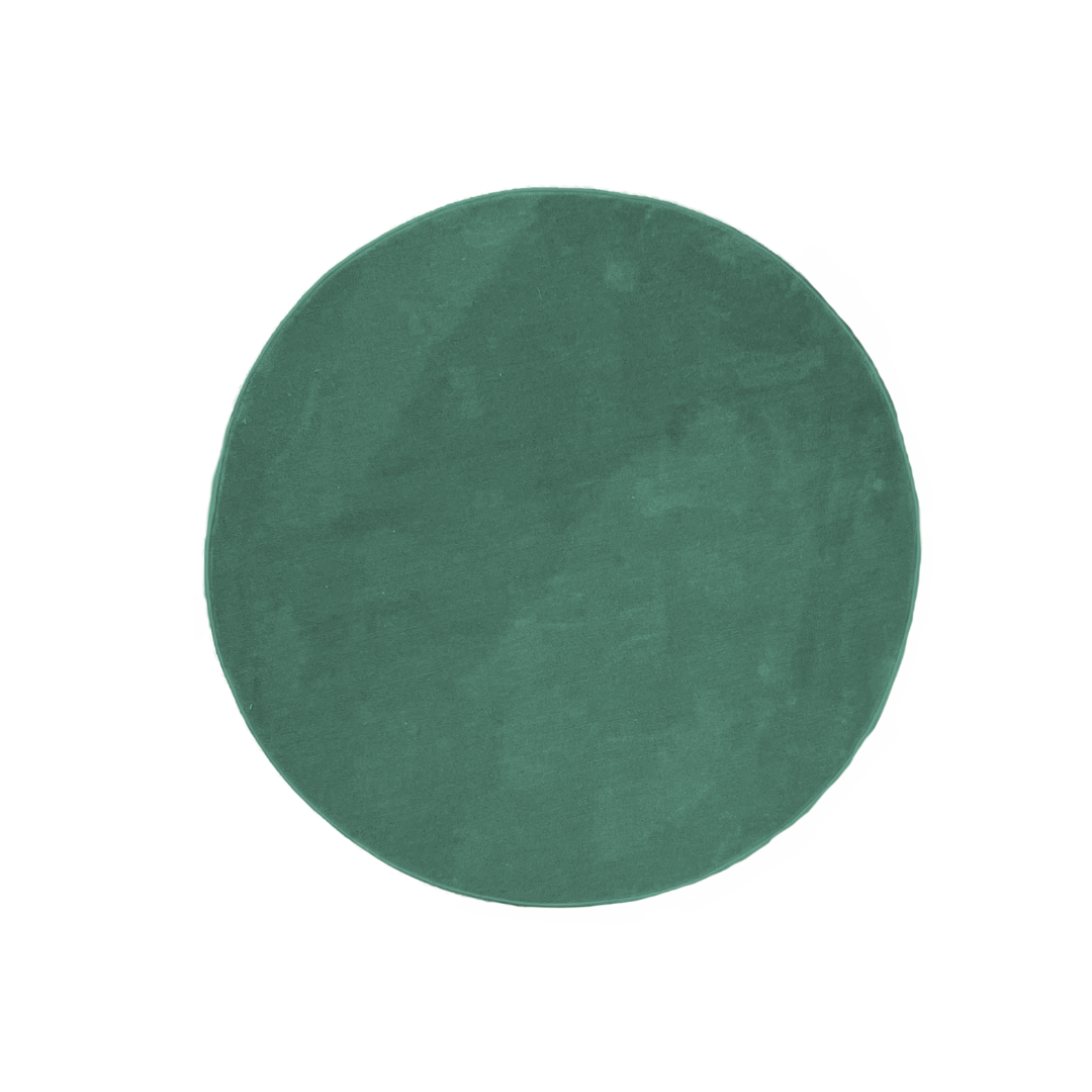 Alfombra Circular Verde Jade