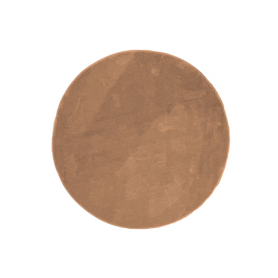 Alfombra Circular Beige Canela