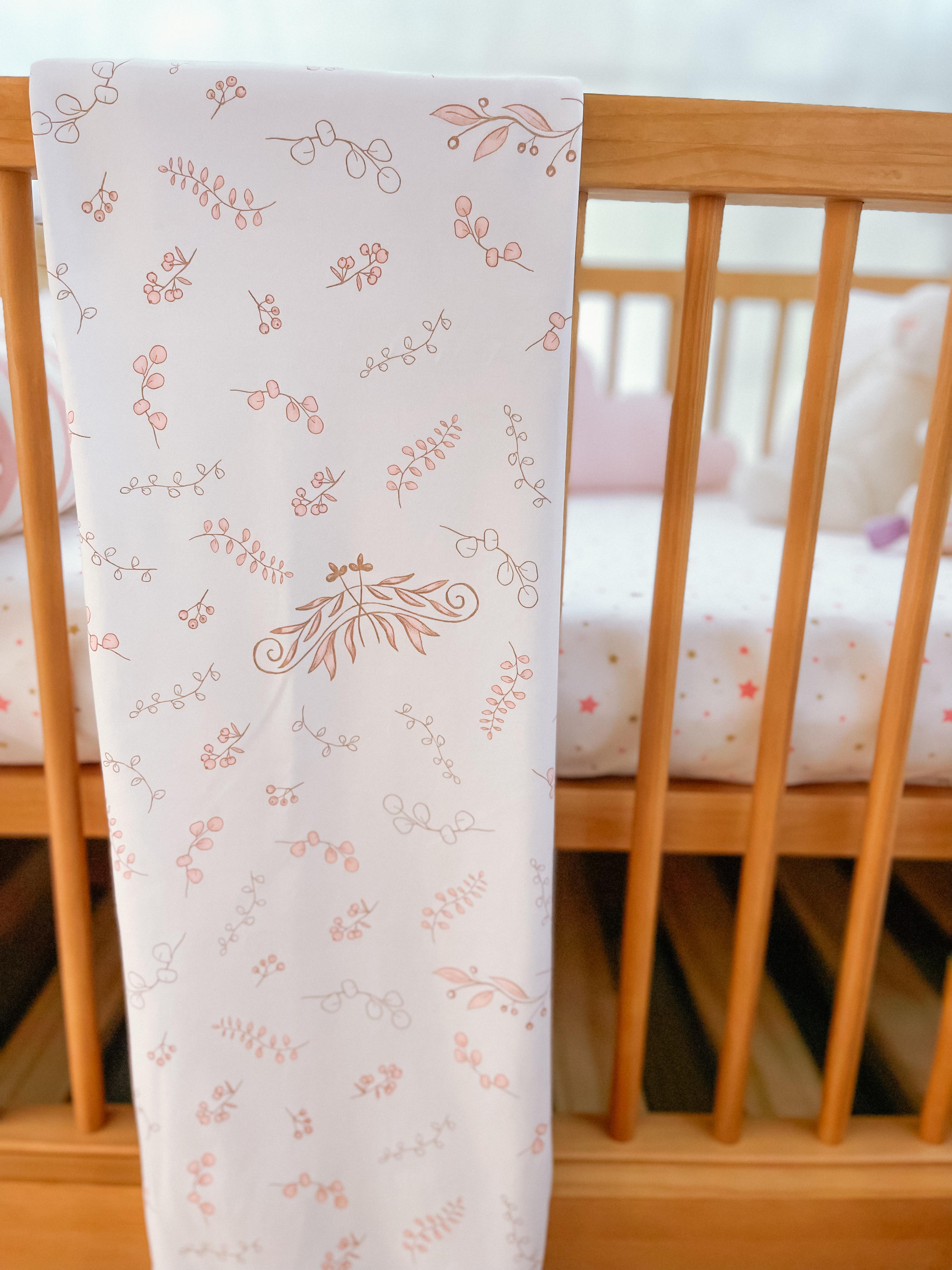 Manta Pima con Plush Botanical