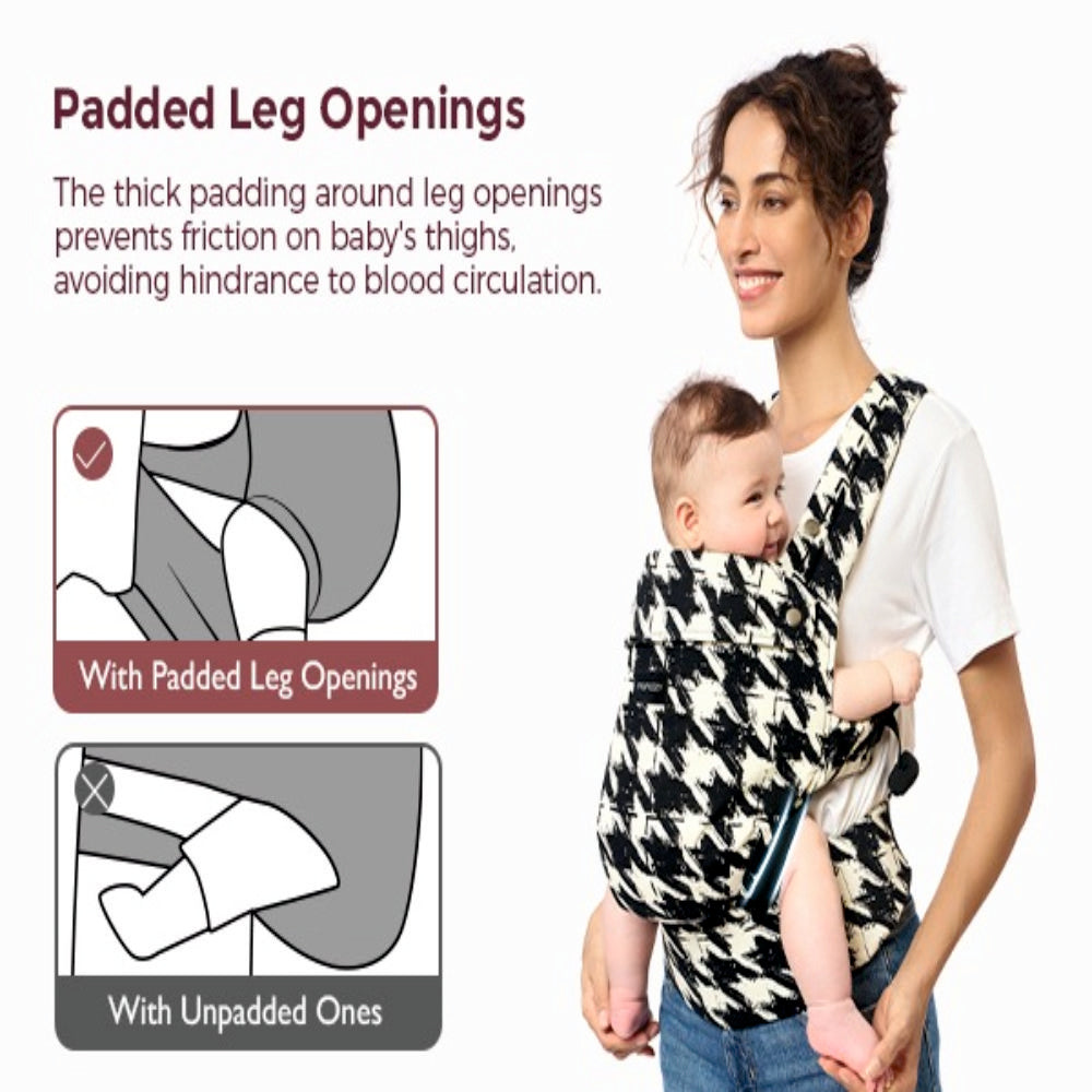 Portabebés Ergonómico Pata de Gallo