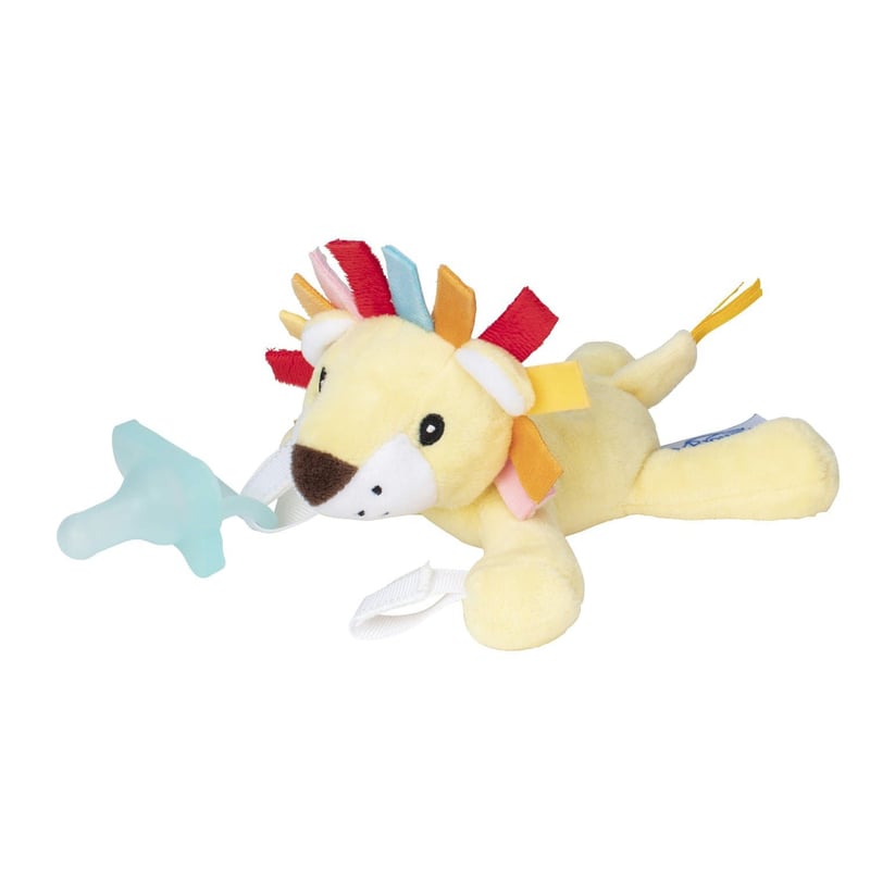 Peluche sujetador de Chupones Loony El León